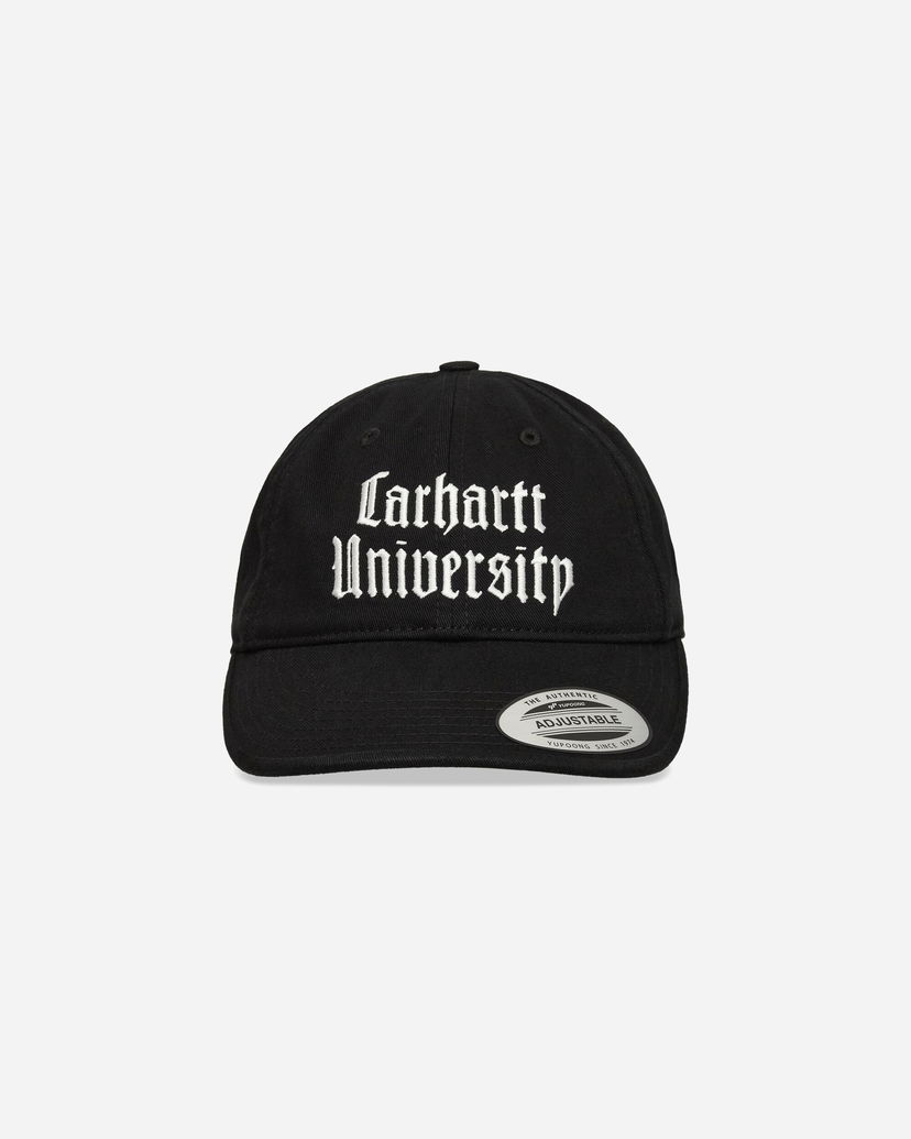 Шапка с козирка Carhartt WIP Carhartt University Adjustable Cap Черно | I035629 K02XX