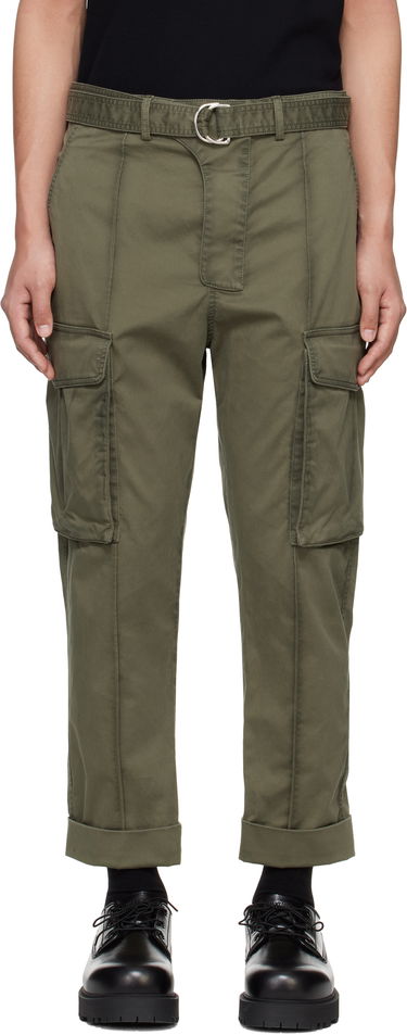 Карго панталони Balmain Balmain Tailored Slouch Cargo Pants Зелено | EH1PQ340CF87, 0