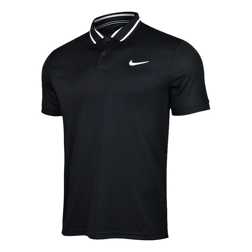 Поло тениска Nike Men's Short Sleeve Polo Shirt Черно | CW6850-010, 0