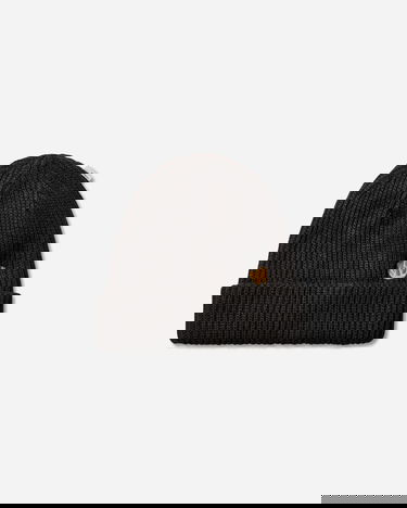 Шапка WTAPS FLP Ribbed Beanie with Logo Patch Черно | 252MADT-HT04 BLACK, 2