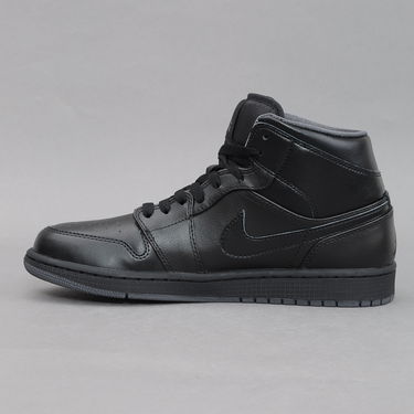 Кецове и обувки Jordan Air Jordan 1 Mid "Black" Черно | 554724-021, 0
