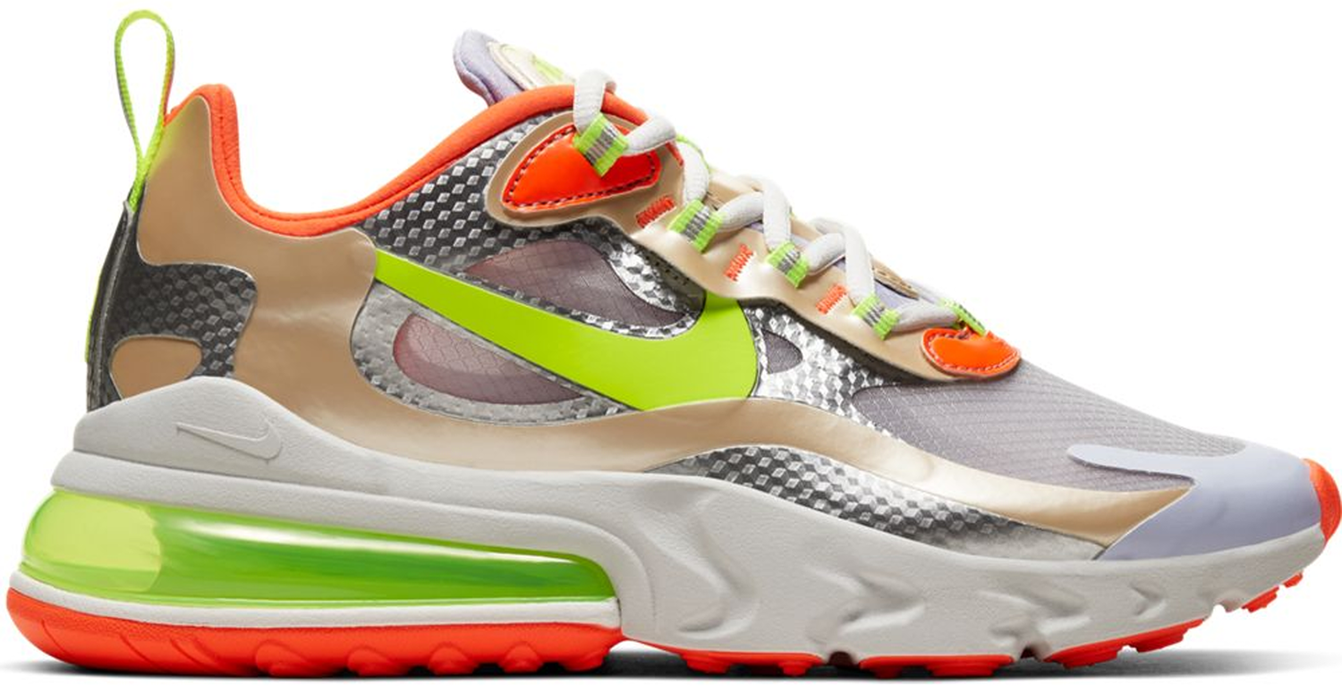 Кецове и обувки Nike Air Max 270 React Desert Ore Volt Orange W Многоцветен | CQ0210-101, 0