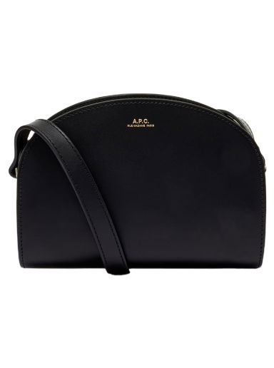 Чанта през рамо A.P.C. Demi Lune Mini Shoulder Bag Черно | PXAWV-F61392-LZZ