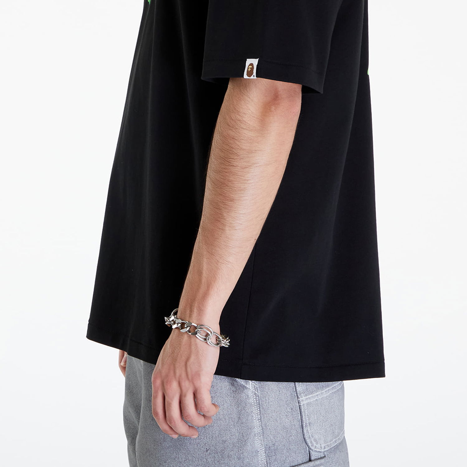 Тениска BAPE A BATHING APE Bape Army Relaxed Fit Tee Black Черно | 001TEK301350M BLK, 1