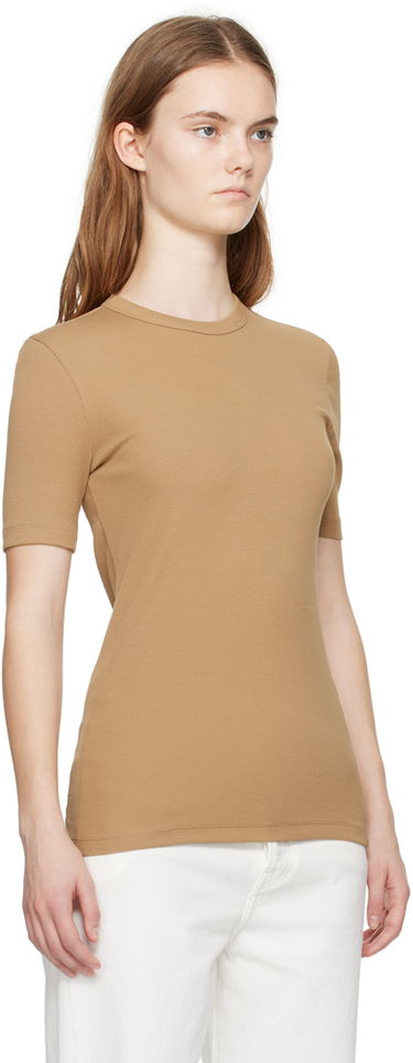 Тениска TOTEME TOTEME Women's Classic T-Shirt Бежово | 241-WRT1459-FB0094, 1
