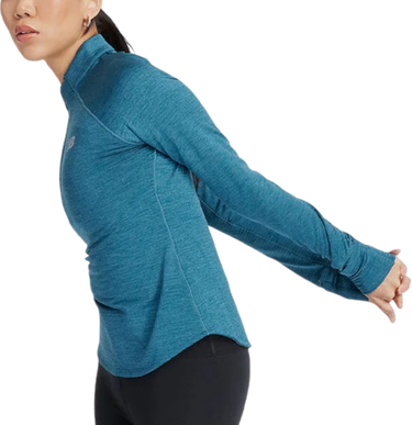 Суитчър New Balance Athletics Heat Grid 1/2 Zip Синьо | wt43200-tum, 0