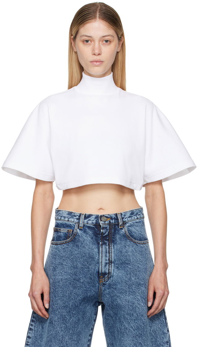 ALAÏA White Highneck T-Shirt