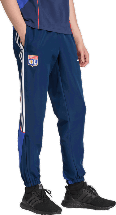 Спортни панталони adidas Originals Olympique Lyonnais Training Pants Тъмно синьо | jl8062, 3