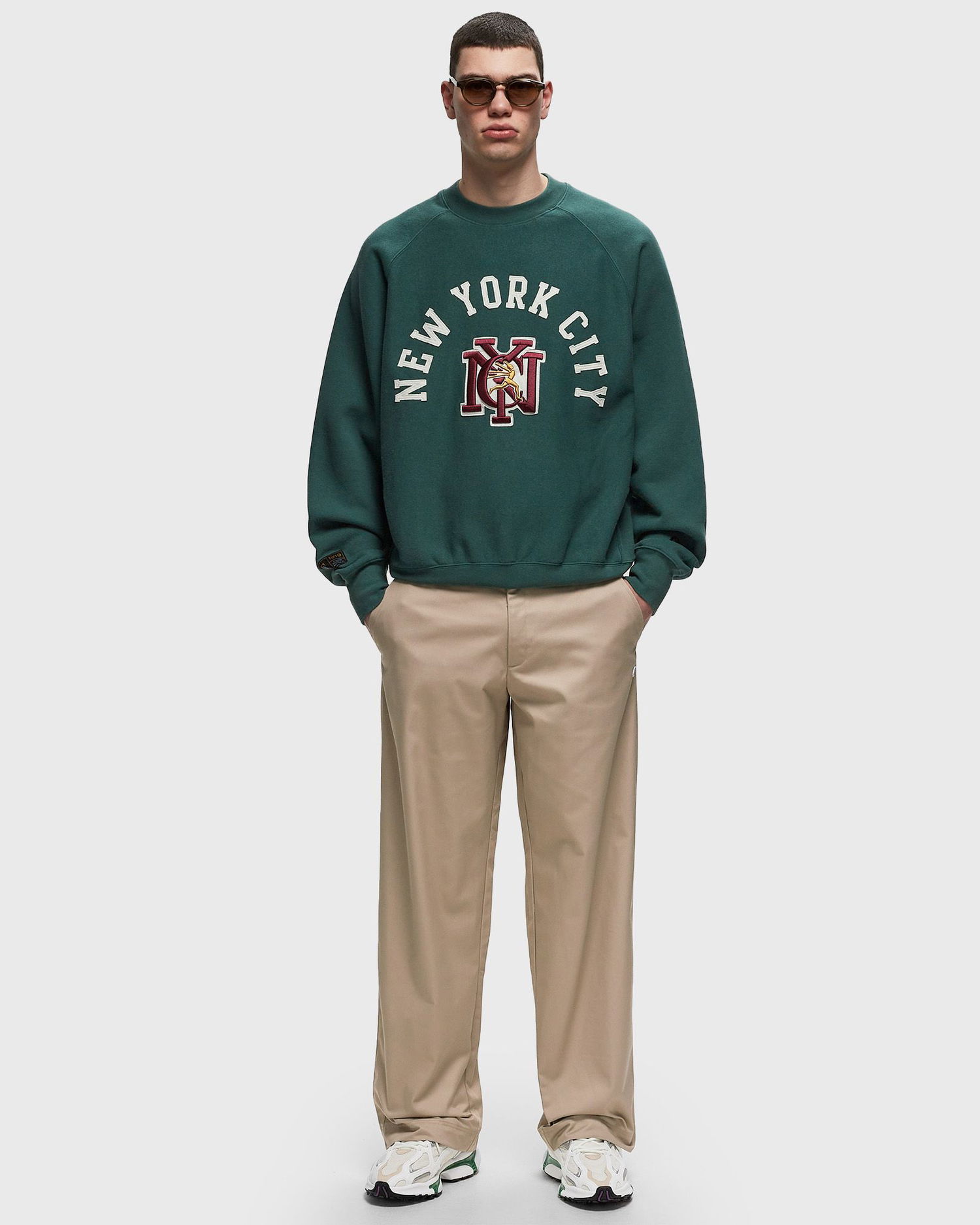 Панталони Champion Straight Hem Pants Бежово | 220013-DUN, 1