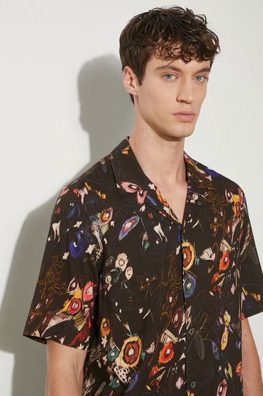 Риза Paul Smith Paul Smith Regular Fit Floral Shirt Кафяво | M1R.905U.N02403, 4