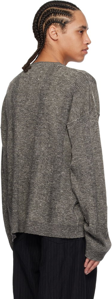 Пуловер Maison Margiela Maison Margiela V-Neck Sweater Сиво | S50HN0012 M13097, 2