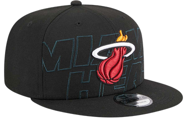 Шапка с козирка New Era Miami Heat 2023 Draft 9Fifty Snapback Cap Черно | 60360920-60360920, 2