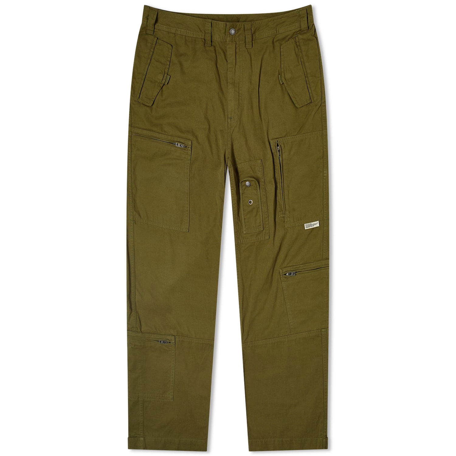 Карго панталони thisisneverthat Flight Cargo Pant Зелено | TN241WPARP03-KHK, 0