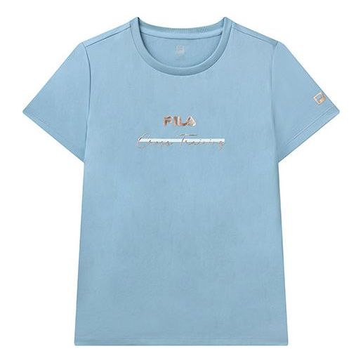 Тениска FILA FILA Athletics Logo Print T-Shirt Синьо | A11W121104F-BU, 0