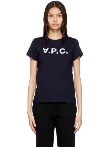 Тениска A.P.C. Navy Organic Cotton Черно | COBQX-F26944