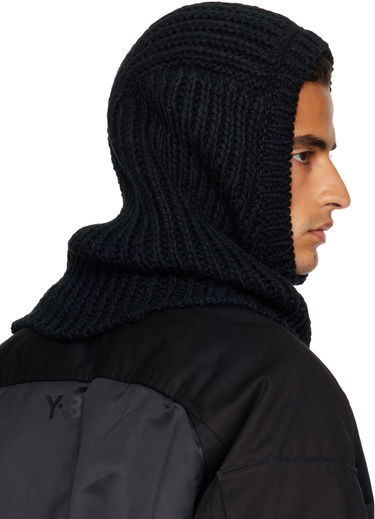 Шапка Y-3 Y-3 Knitted Hood Balaclava Черно | JX8310, 2