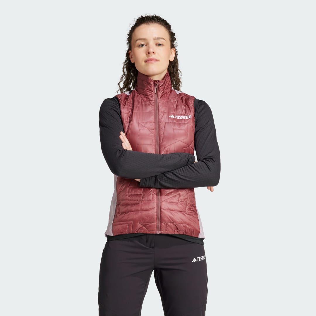 Жилетка adidas Performance Terrex Xperior Varilite Hybrid PrimaLoft Vest Бургунди | IW8894, 0