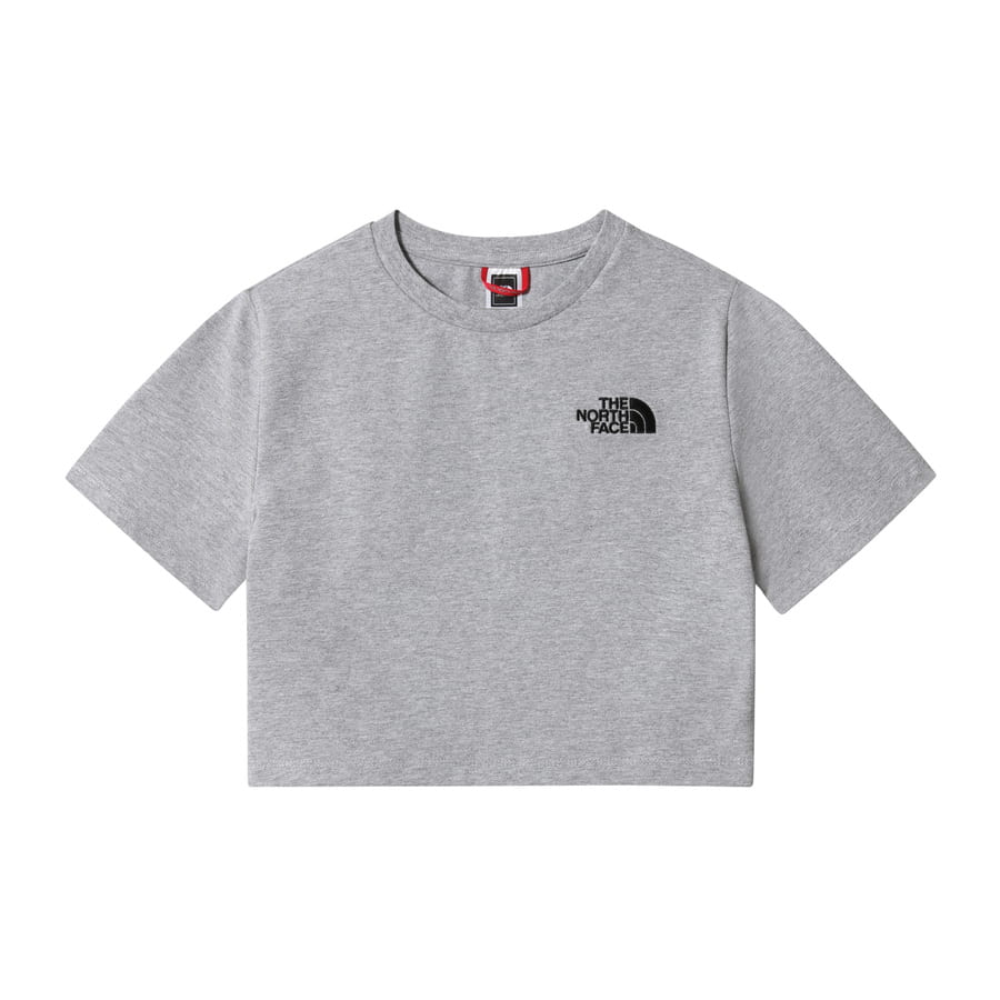 Тениска The North Face Crop Tee Сиво | NF0A55AOGAU1, 0
