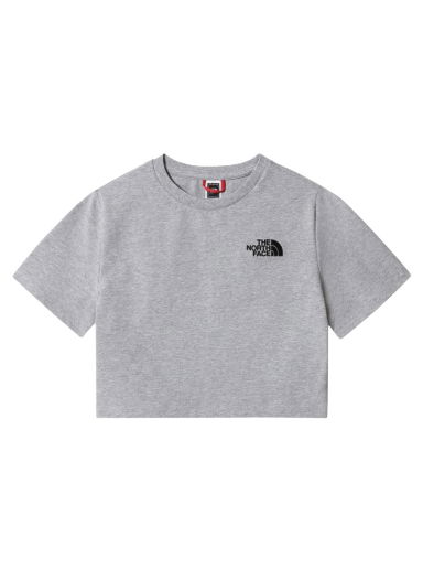 Тениска The North Face Crop Tee Сиво | NF0A55AOGAU1