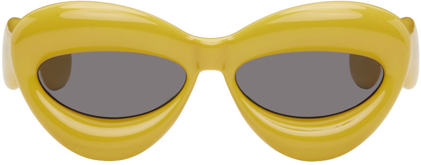 Слънчеви очила Loewe Inflated Cat-Eye Sunglasses Жълто | LW40097I@5539A, 0
