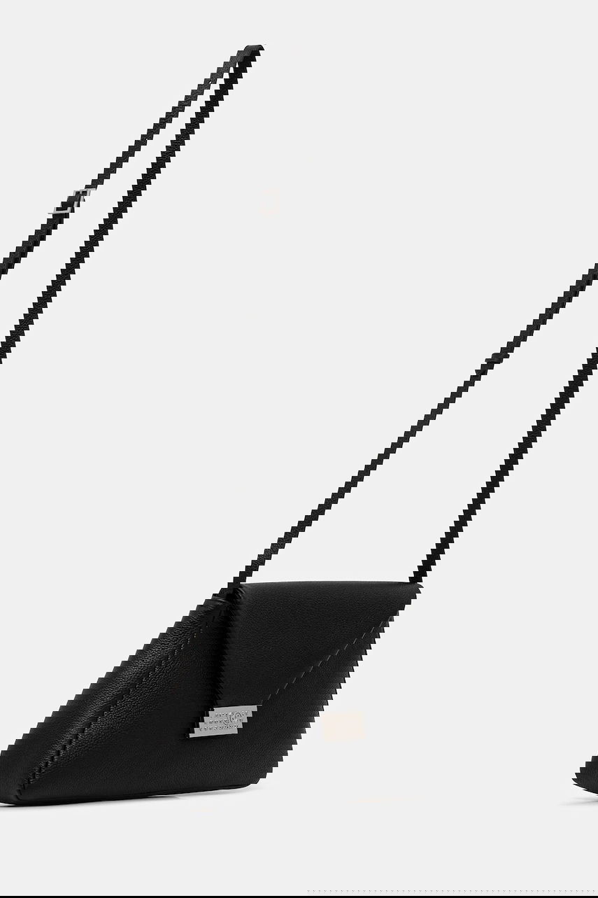 Дамска чанта Maison Margiela MM6 Maison Margiela Leather Envelope Handbag Черно | SB5ZH0023.P7255.T8013, 1
