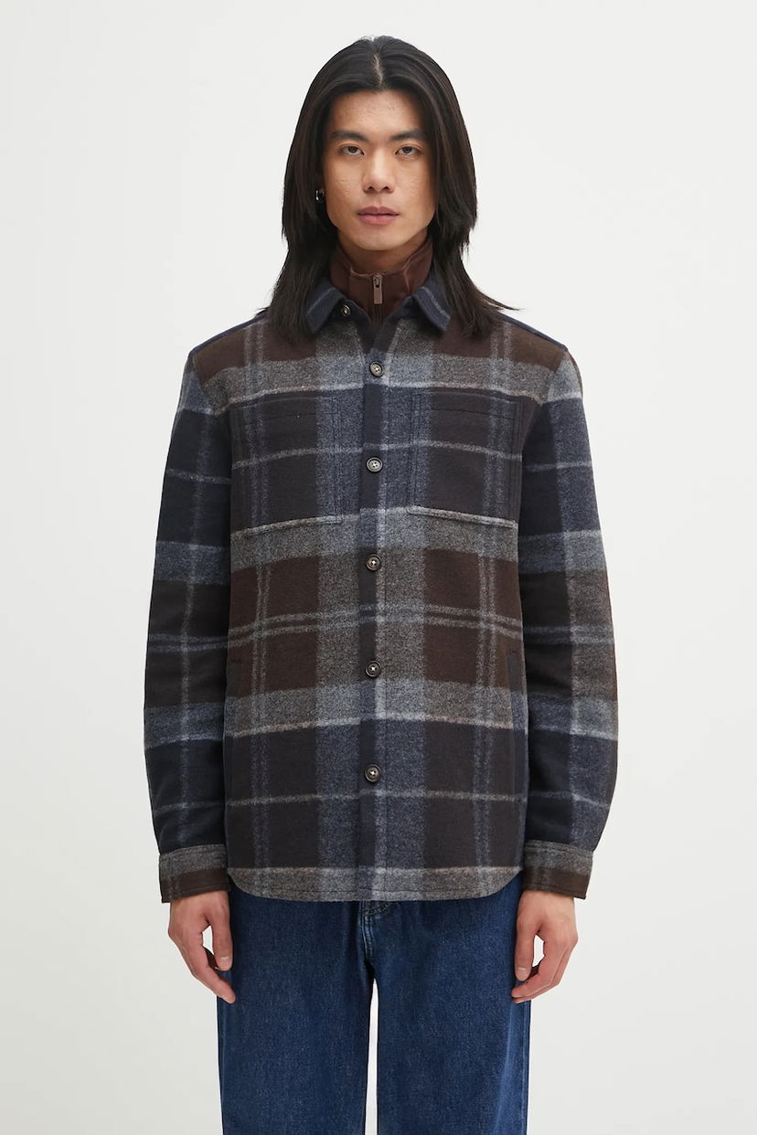Риза Barbour Barbour Chapter Tailored Check Overshirt Многоцветен | MOS0400TN38