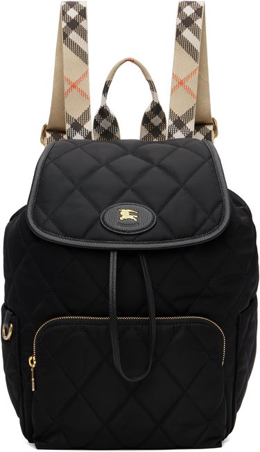 Раница Burberry Burberry Horseshoe Quilted Backpack Черно | 8114394, 0