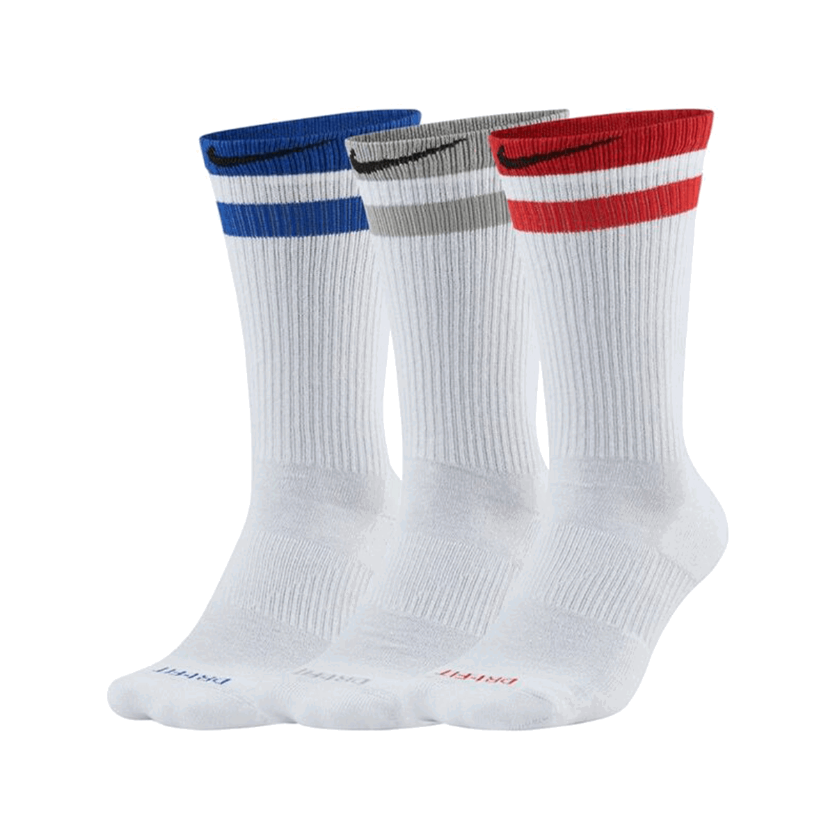 Чорапи Nike Everyday Plus Cushioned Crew Socks (3 Pairs) Бяло | CZ0502-903, 0