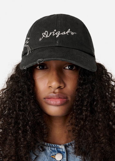 Шапка с козирка AXEL ARIGATO Distressed Baseball Cap Черно | X3077003, 6