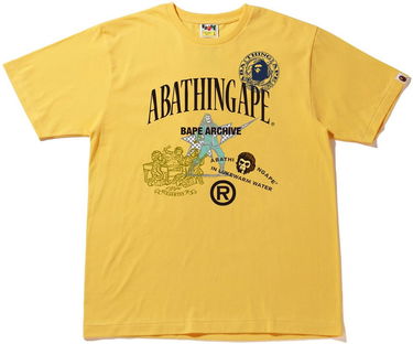 Тениска BAPE A Bathing Ape Archive Graphic #1 T-Shirt XL Жълто | 001TEI201013F-YEL, 0
