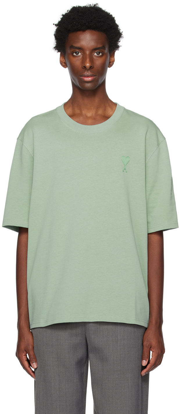 Тениска AMI SSENSE x T-Shirt Зелено | SPUTS004.726.327, 0