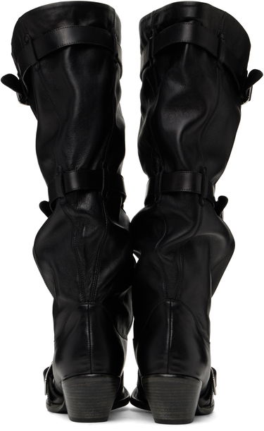 Грижа за обувките R13 R13 Buckled Slouch Cowboy Boots Черно | R13WS114-S153A, 1