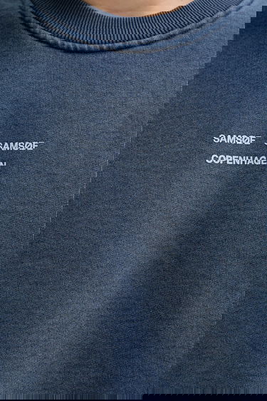 Суитчър Samsoe Samsoe Samsoe Samsoe SAMARCUS Sweatshirt Синьо | M25200035, 4