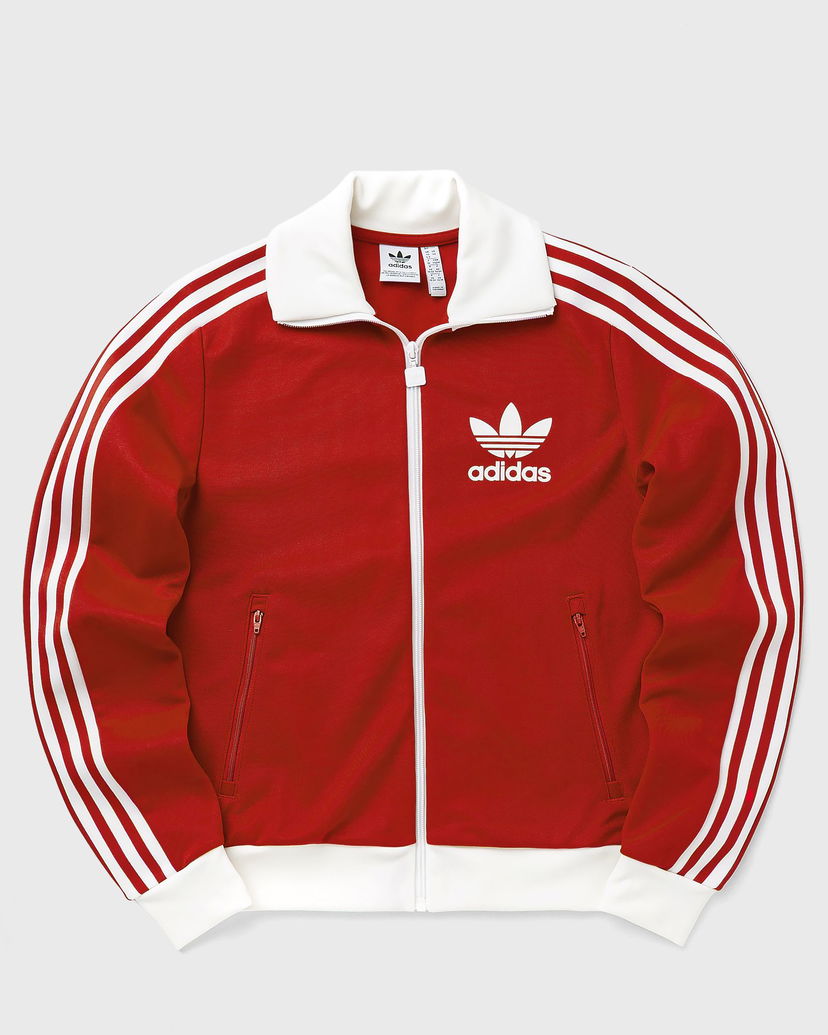 Яке adidas Originals Classic Track Jacket Червено | JX7850