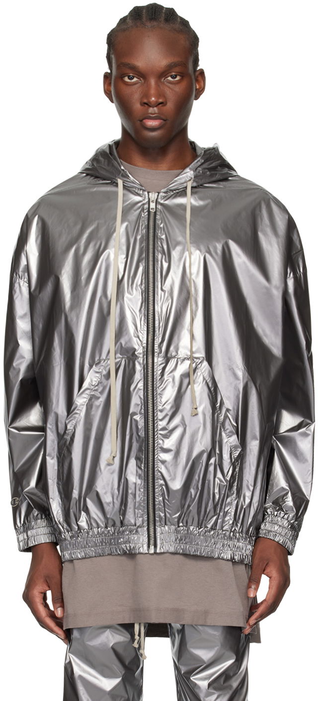 Ветровка Rick Owens Oversized Hooded Jacket Сиво | CM01D0464 CHNYS, 0