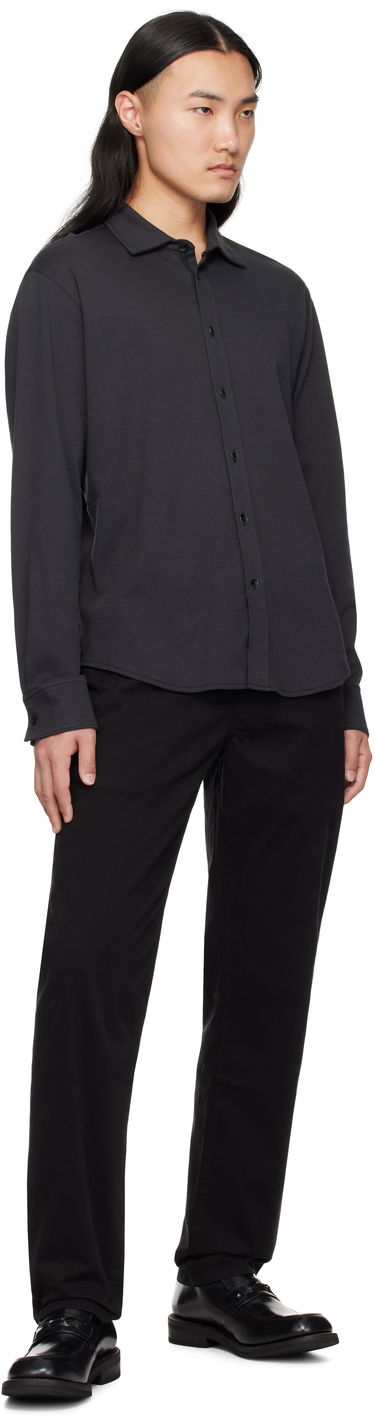 Риза rag & bone rag & bone Tomlin Cotton Shirt Черно | MBC24HA021W321, 3