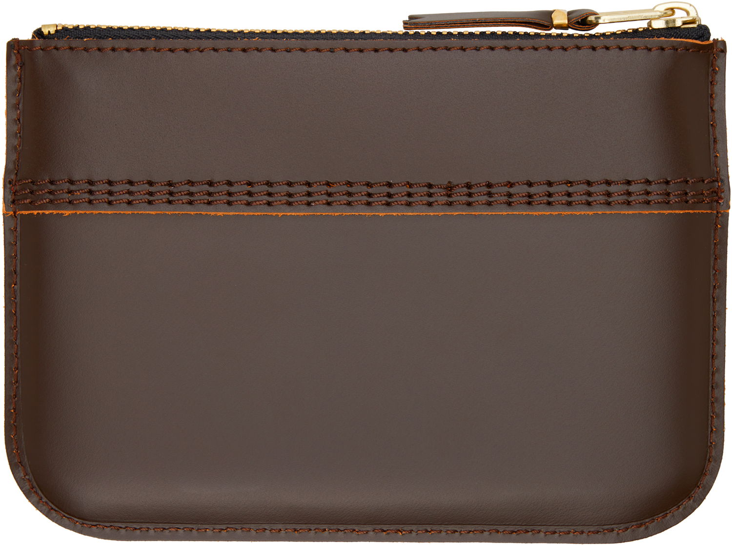 Портфейл Comme des Garçons COMME des GARCONS Triple Stitch Pouch Кафяво | SA8100TS, 1