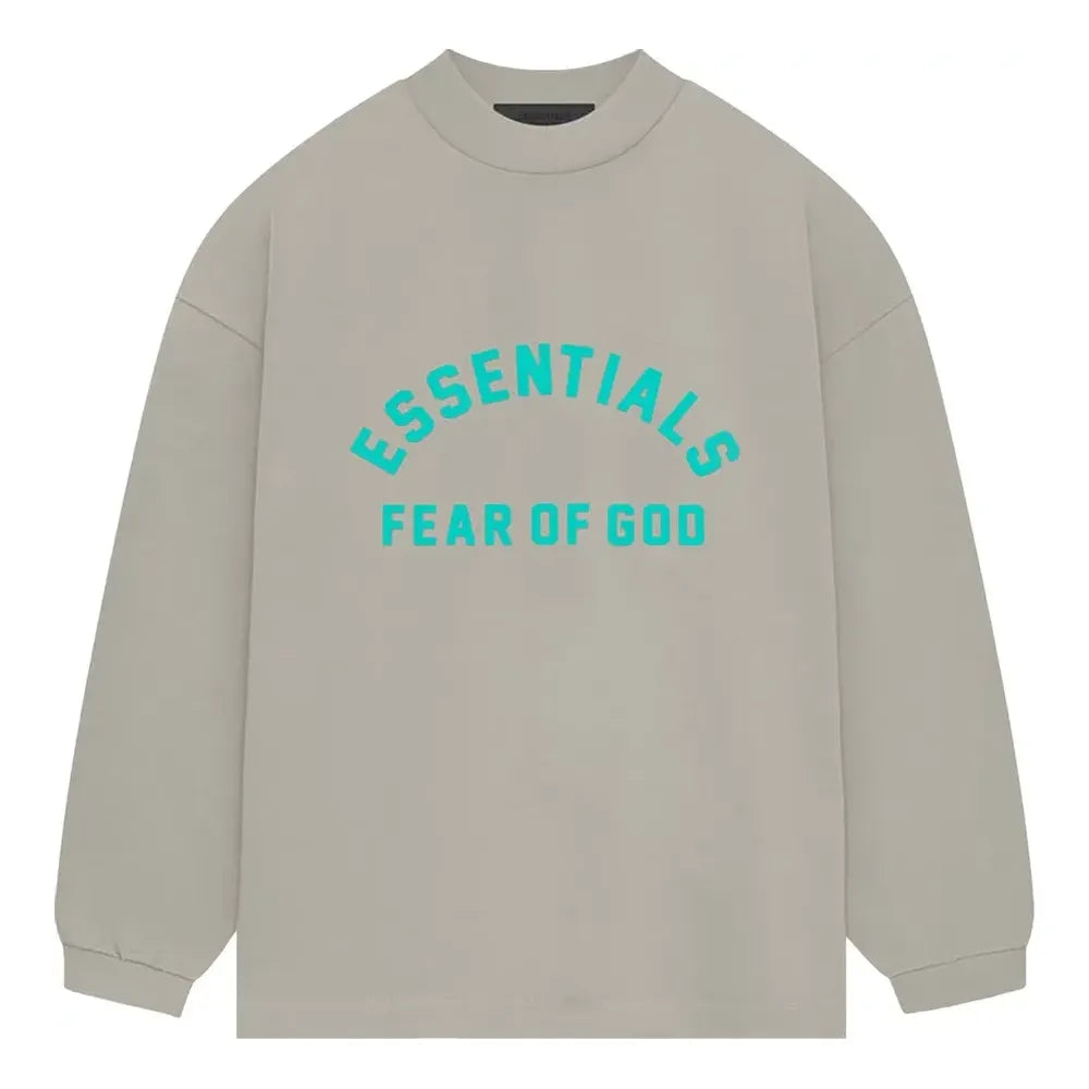 Суитчър Fear of God Essentials Heavy Jersey Long-Sleeve T-shirt Сиво | 125SP242015F, 0