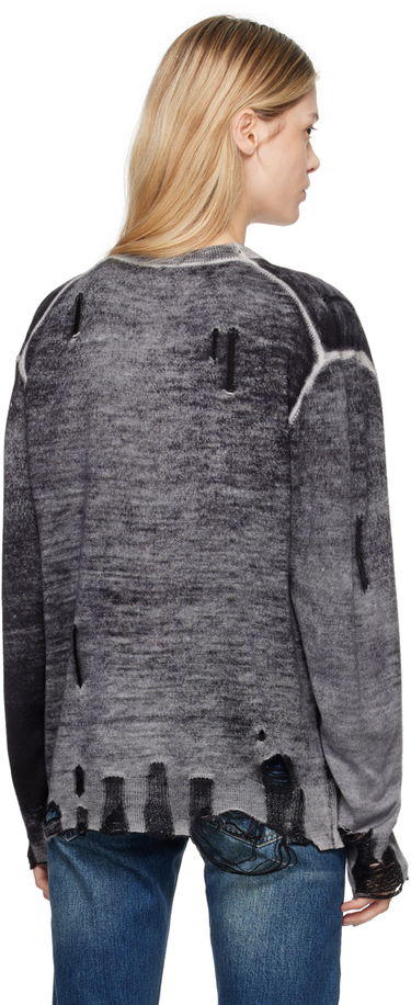 Пуловер R13 R13 Merino Wool Boyfriend Cardigan Сиво | R13WY200-Y158B, 2