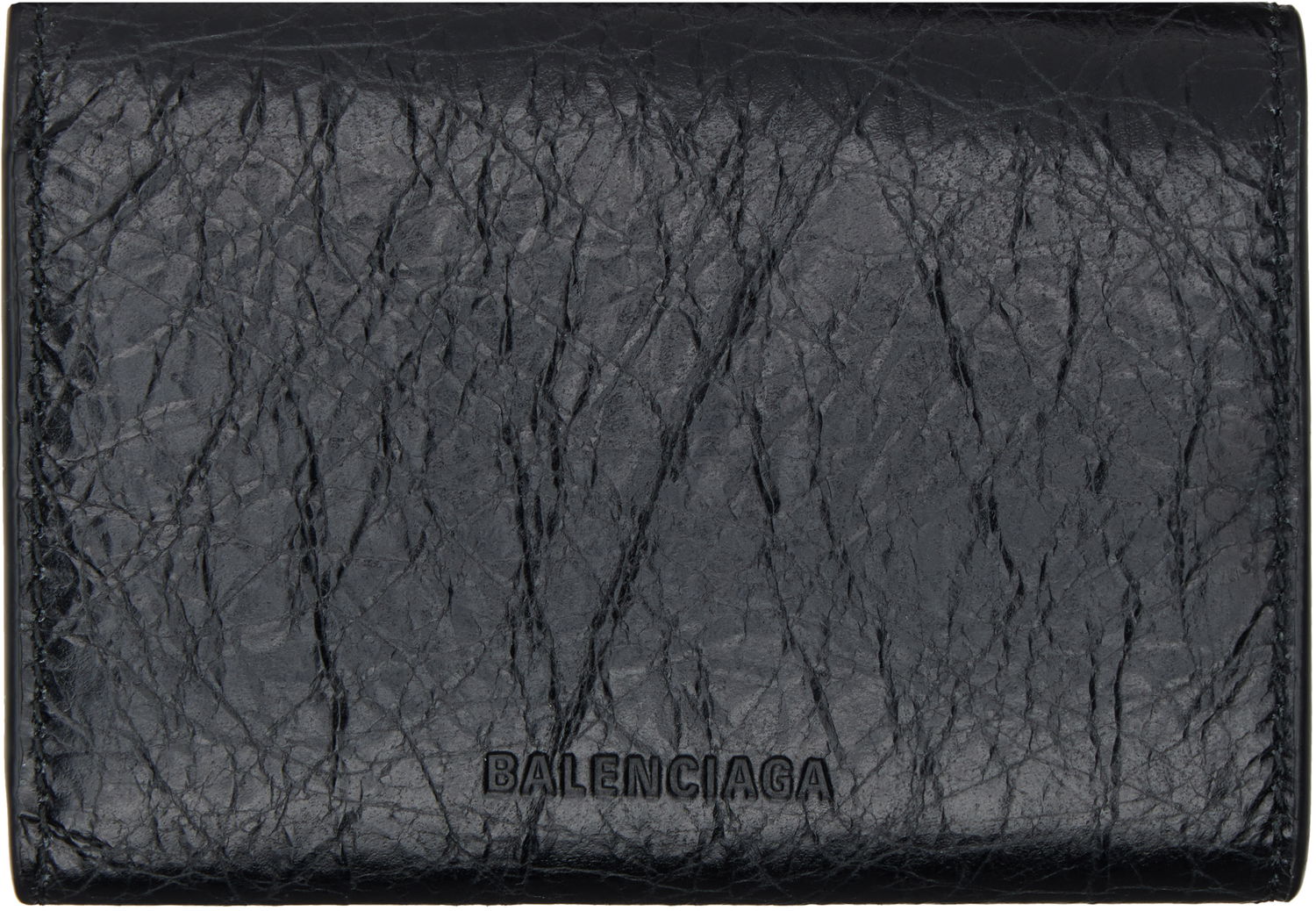 Портфейл Balenciaga 'Le City' Mini Leather Wallet Черно | 810669 2ABFY, 1