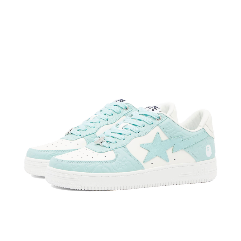 Кецове и обувки BAPE A Bathing Ape Men's BAPE Sta Nubuck Camo Sneakers in Blue, Size UK 10 | END. Clothing Синьо | 001FWK301304M-BLU