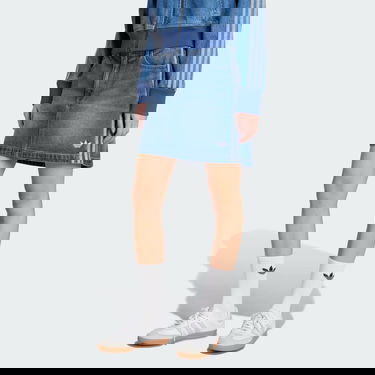Пола adidas Performance Adicolor Denim Mini Skirt Синьо | JW2649, 0