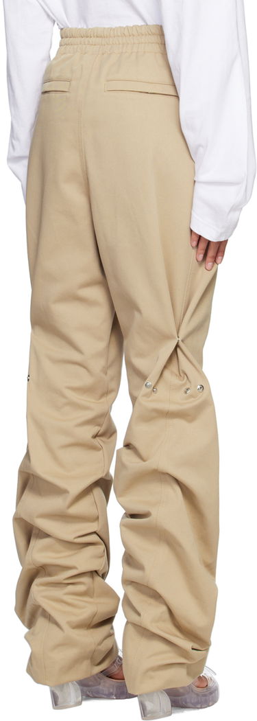 Панталони We11done We11done Banded Shirring Trousers Бежово | WD-PT1-23-296-U-BG, 2