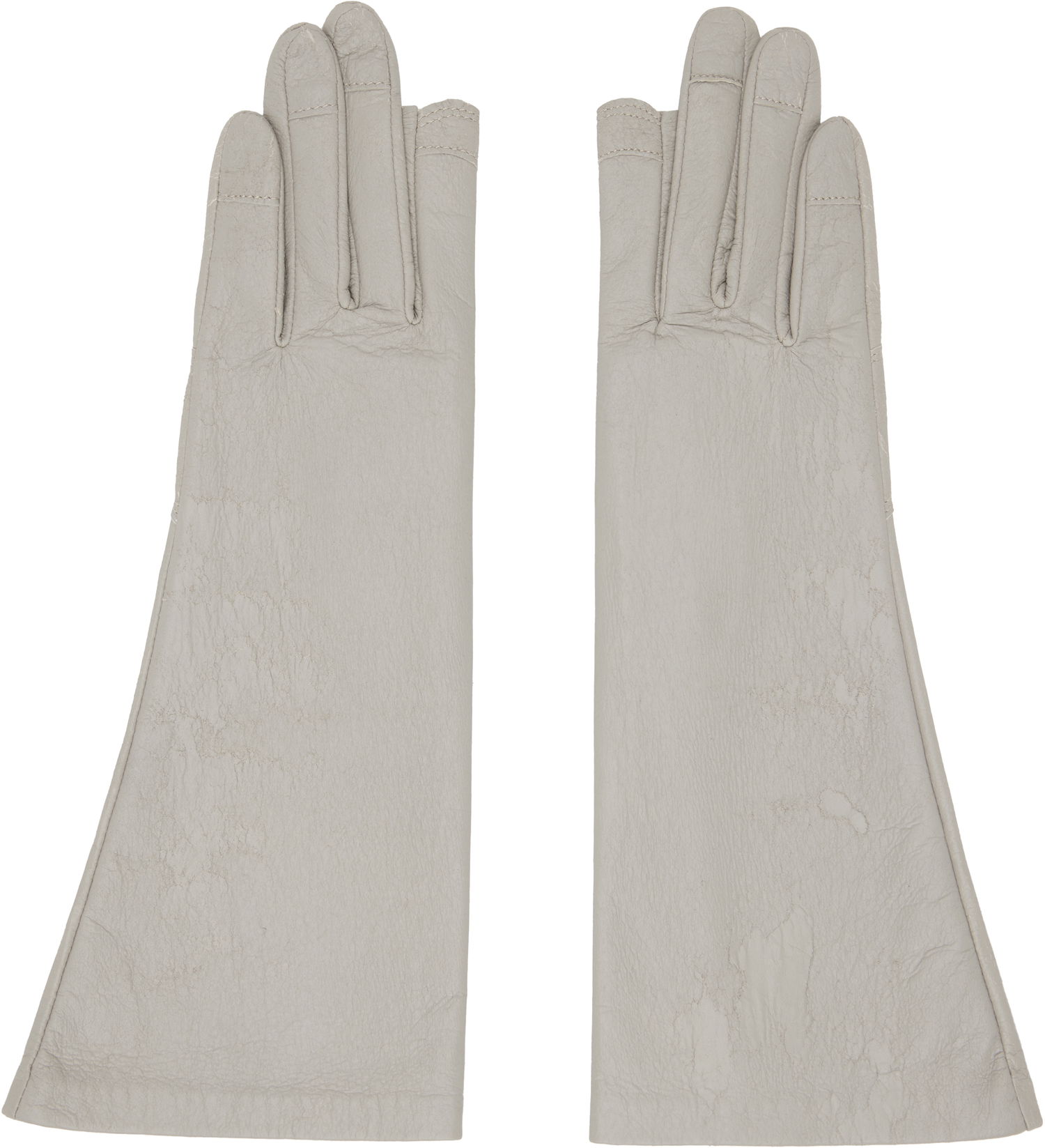 Ръкавици Rick Owens Porterville Short Gloves Бяло | RO02D3451 LBA, 0
