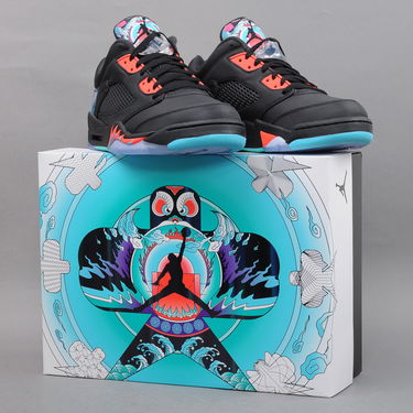 Кецове и обувки Jordan Air Jordan 5 Low ''Chinese New Year'' 2016 Черно | 840475-060, 5