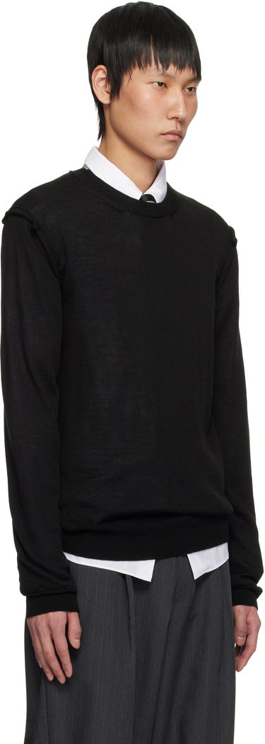 Пуловер Comme des Garçons Crewneck Sweater Черно | DO-N007-051, 1