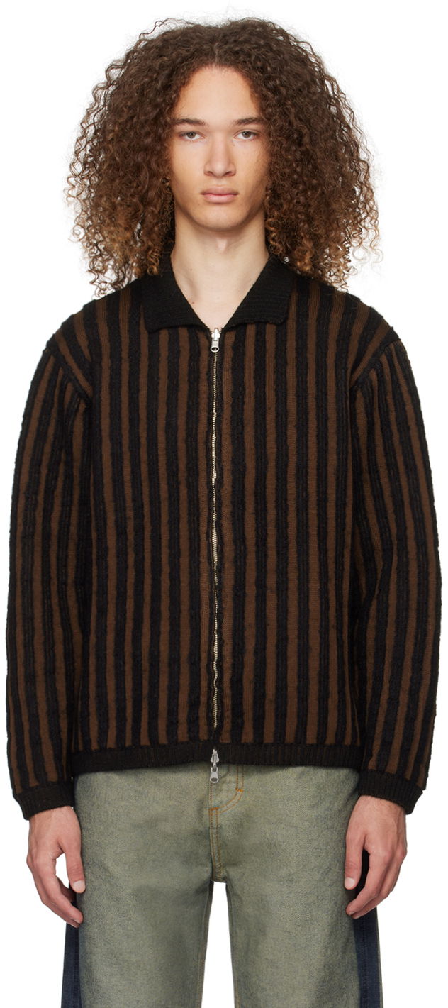 Яке Eckhaus Latta Duo Reversible Jacket Кафяво | 8056-EL-PS24-D - DOPPIO, 0