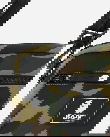 Чанта през рамо BAPE BAPE 1st Camo Mini Shoulder Bag Зелено | 1G30182004 GREEN, 3