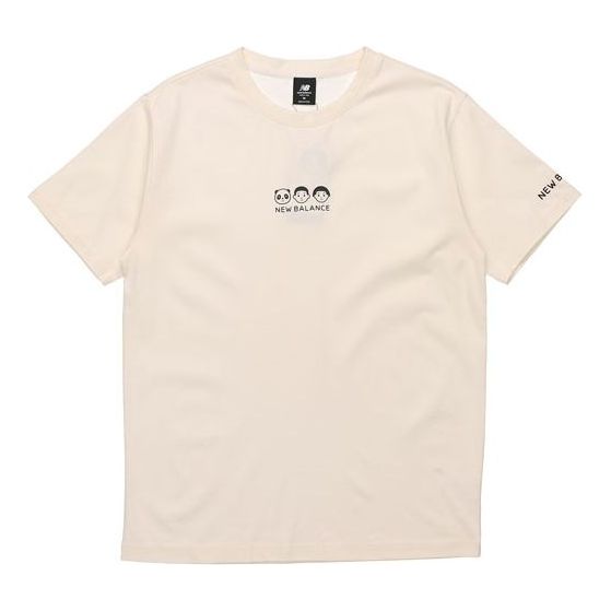 Тениска New Balance Noritake Crossover Graphic T-Shirt Бежово | AMT02369-IV