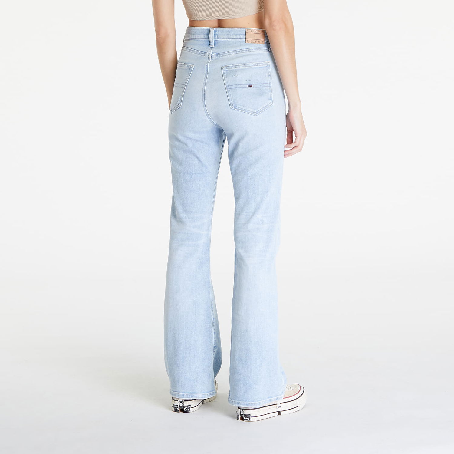 Дънки Tommy Hilfiger Sylvia High Rise Skinny Flared Jeans Denim Light Синьо | DW0DW18332 1AB, 1